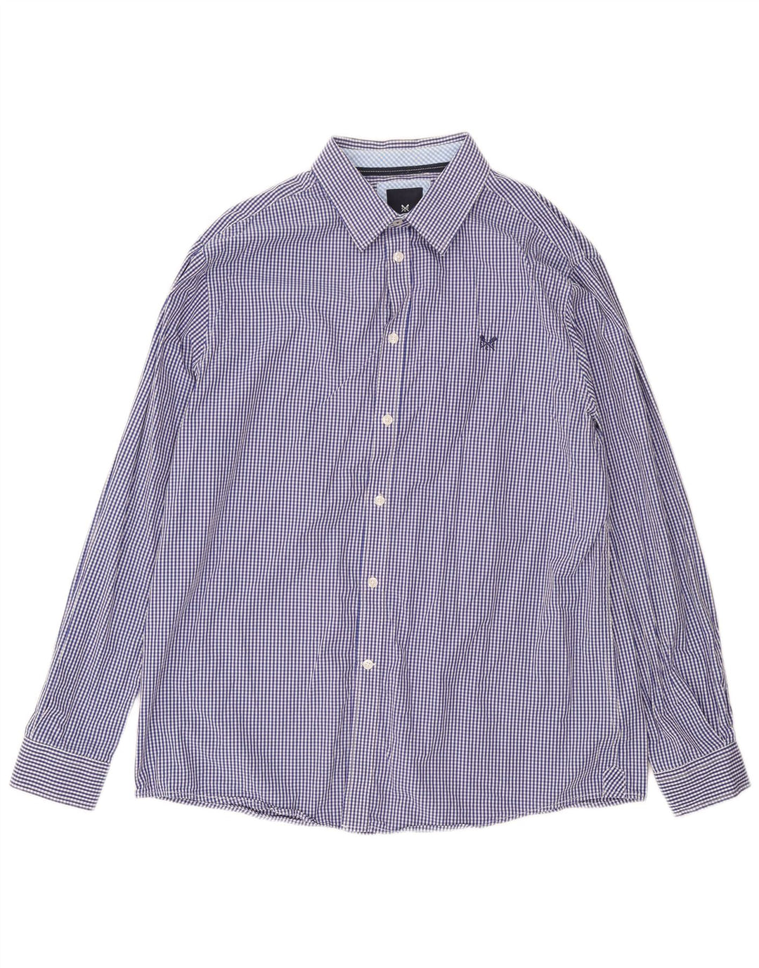 J. Crew Ανδρικό πουκάμισο Classic Fit XL Blue Gingham Cotton