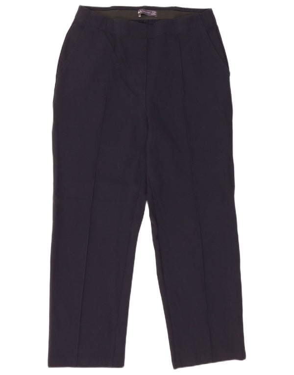 Marks & Spencer Γυναικείο ψηλόμεσο παντελόνι UK 12 Medium W30 L24 Nav