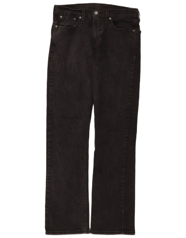Levi's Mens 527 Bootcut Jeans W30 L32 Μαύρο βαμβακερό