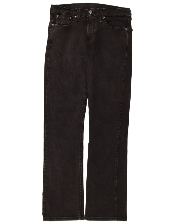 Levi's Mens 527 Bootcut Jeans W30 L32 Μαύρο βαμβακερό