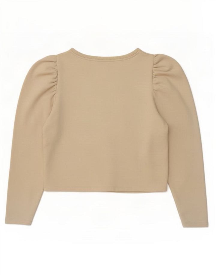 Zara Γυναικεία Φούτερ Jumper UK 14 Medium Beige