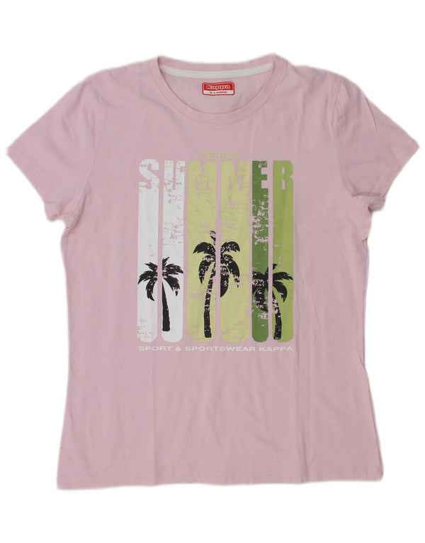 Kappa Γυναικείο T-Shirt Top UK 18 XL Purple