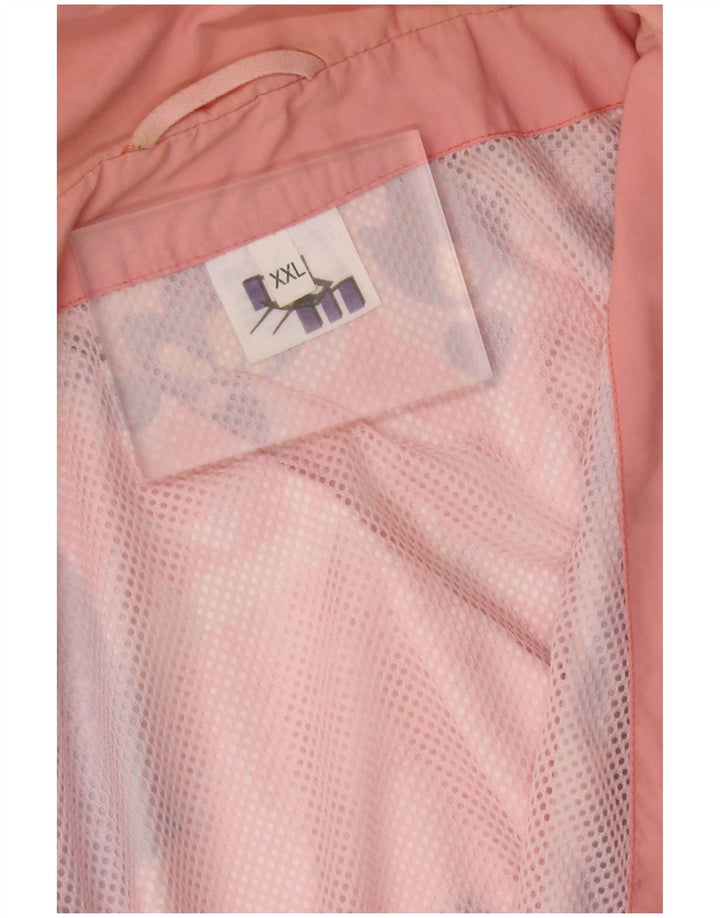 Γυναικεία Αμάνικη αθλητική φόρμα VINTAGE Top Jacket UK 20 2XL Pink Geometric