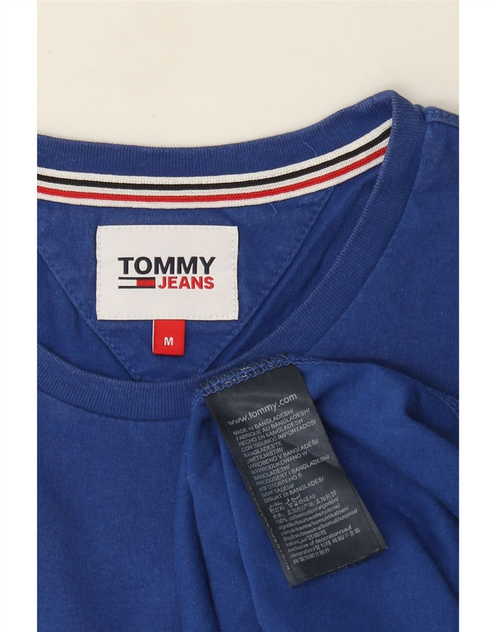 Ανδρικό T-Shirt Tommy Hilfiger Top από μεσαίο μπλε βαμβακερό