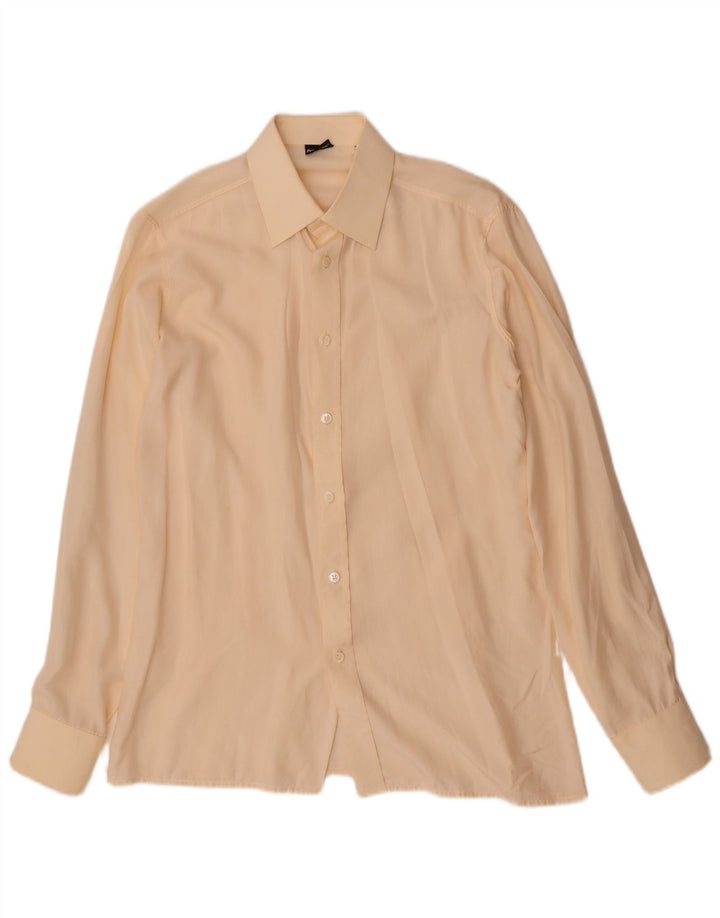 Vintage Ανδρικό Πουκάμισο Μέγεθος 37 14 1/2 Small Beige