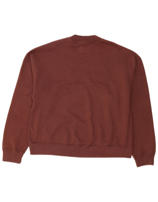 Γυναικείο γραφικό φούτερ Abercrombie & Fitch Jumper UK 14 Medium Brown
