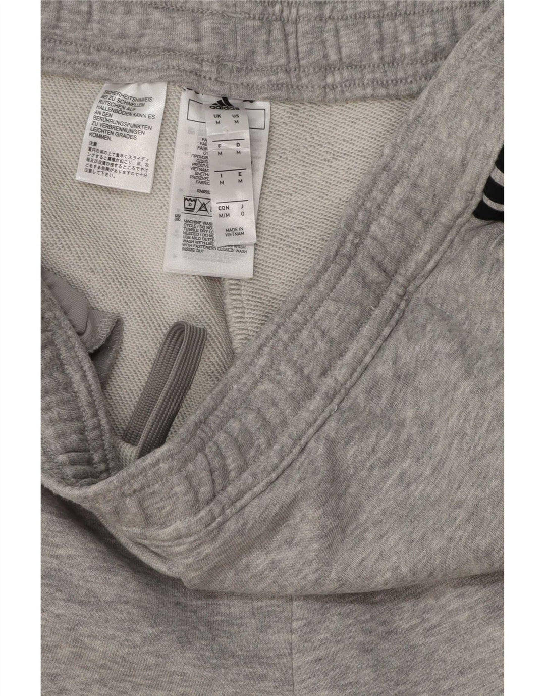 Ανδρική αθλητική φόρμα Adidas, μεσαίο γκρι βαμβακερό