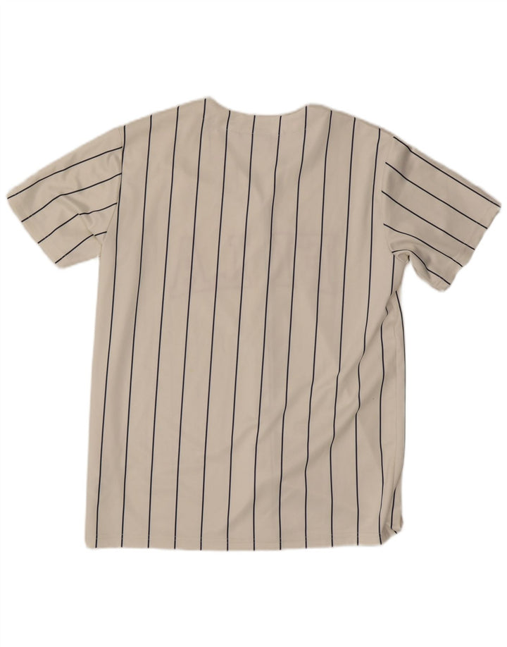 Fila Γυναικεία γραφικά Oversized Jersey Top 10 Small White ριγέ