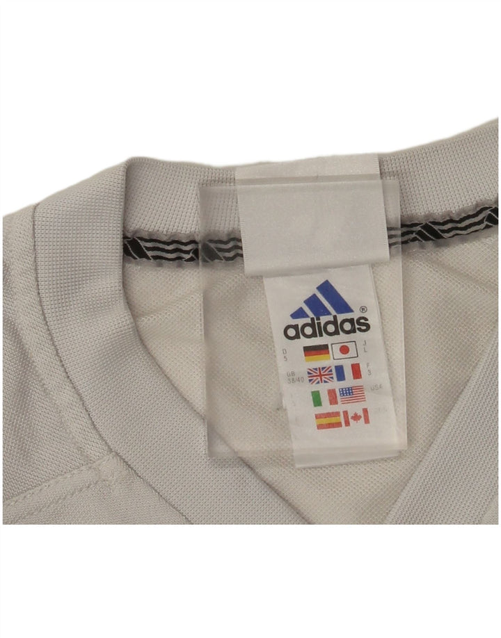 Ανδρικό T-Shirt Adidas Top UK 38/40 Medium Grey Polyester