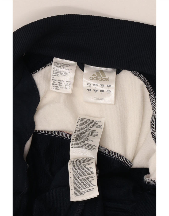 Ανδρική φόρμα ADIDAS Top Jacket UK 36/38 Small Navy Blue Colourblock