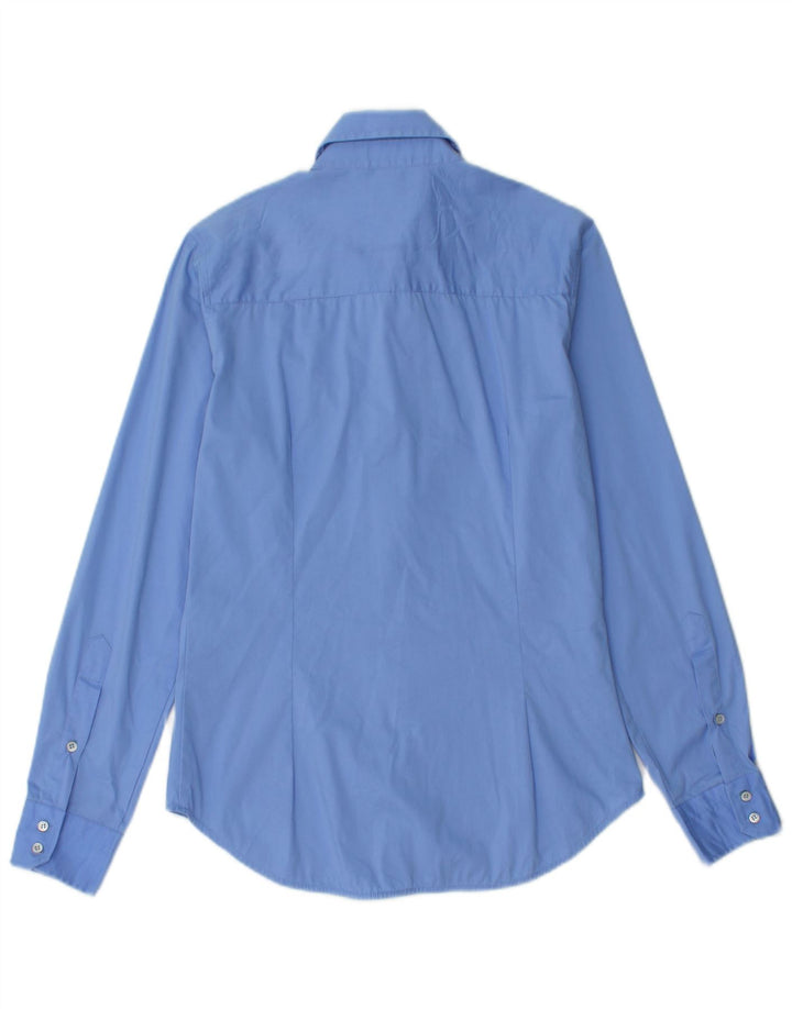 Zara Γυναικείο πουκάμισο UK 10 Small Blue