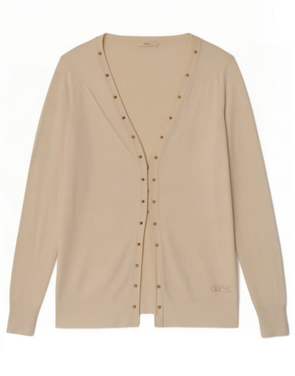 Γυναικείο πουλόβερ Guess Cardigan UK 8 Small Off White Βαμβακερό