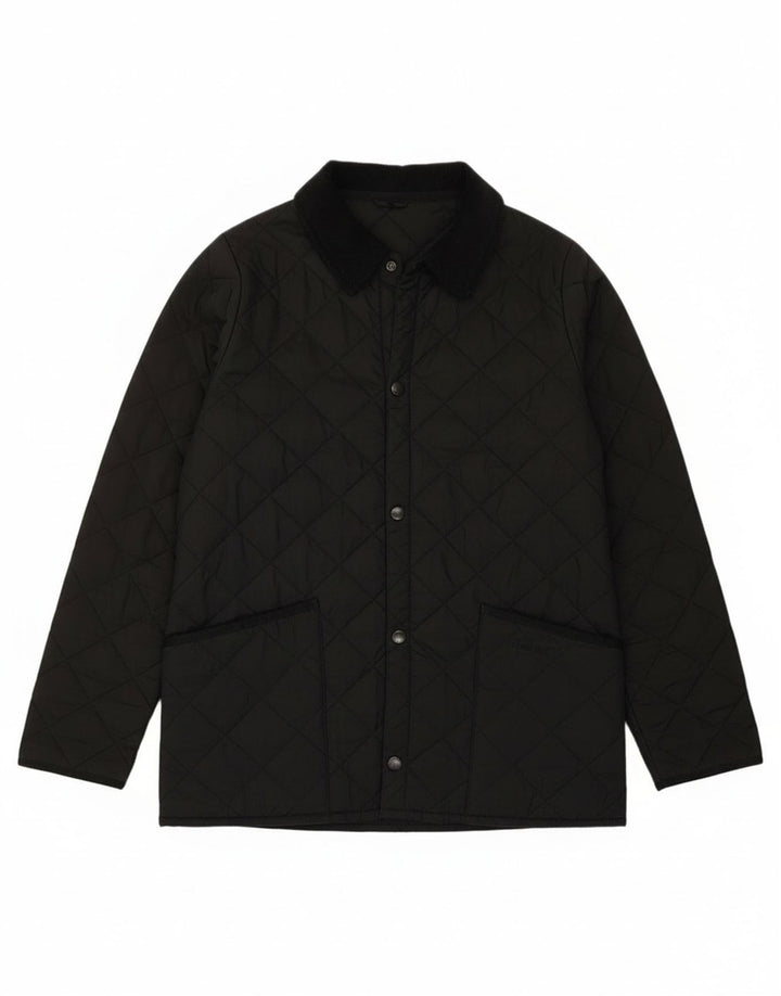 Μπουφάν Barbour Boys Quilted Quilted Jacket 12-13 Years XL Black Polyester