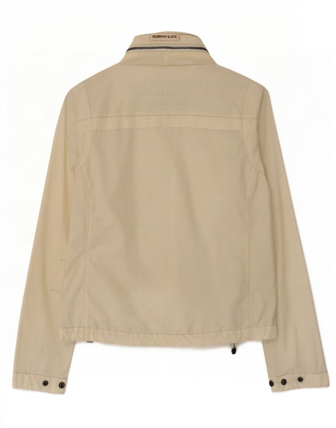 Murphy & Nye Γυναικείο Bomber Jacket με κουκούλα UK 10 Small Off White Βαμβακερό