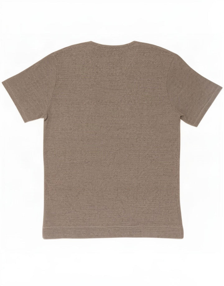 Zara Ανδρικό T-Shirt Top μεγάλο γκρι βαμβακερό