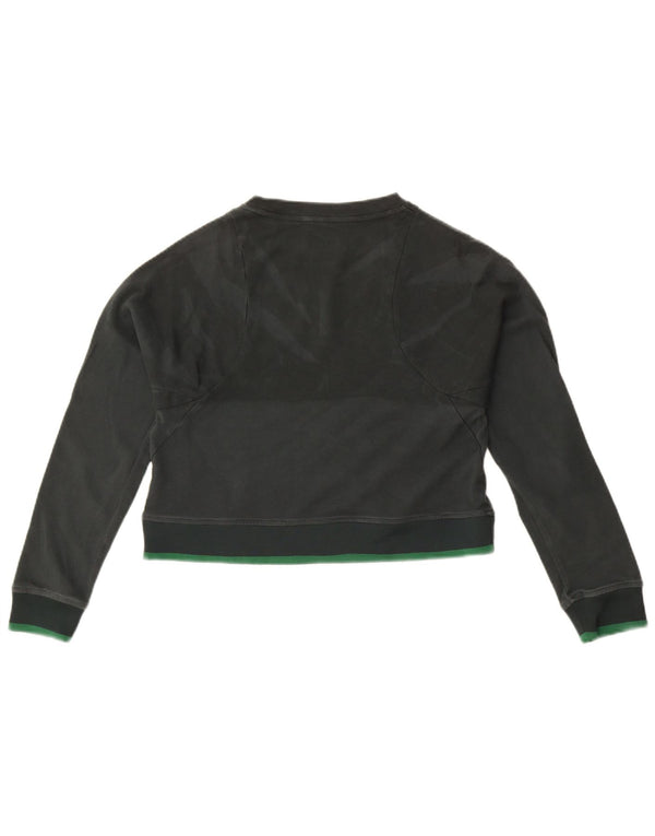 Jack Wills Γυναικεία φούτερ Crop Jumper UK 10 Small Green Cotton