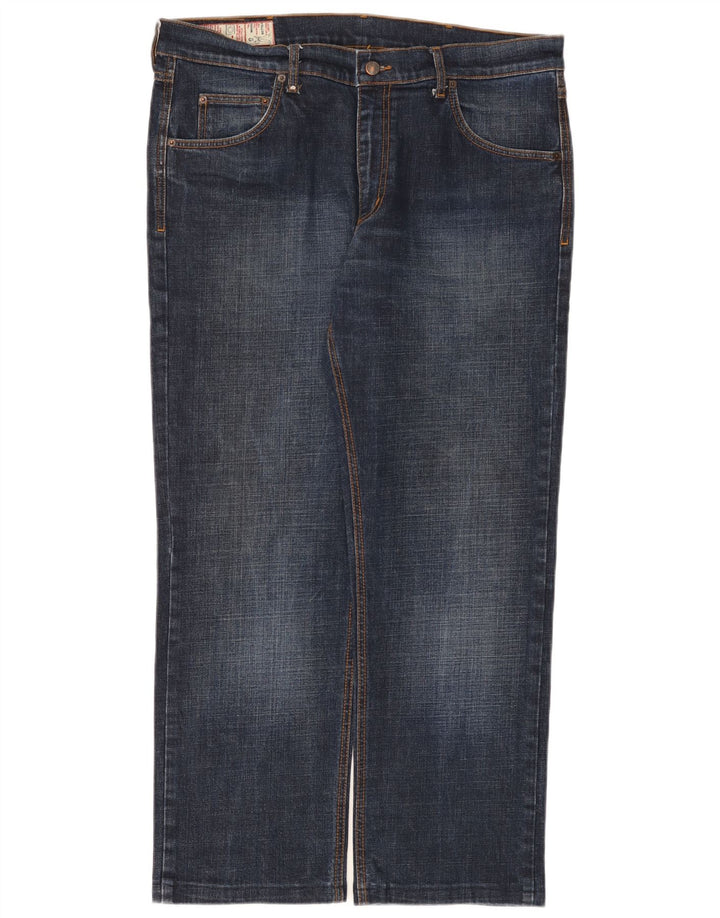 Rifle Ανδρικό τζιν ίσιο W38 L29 Navy Blue Cotton
