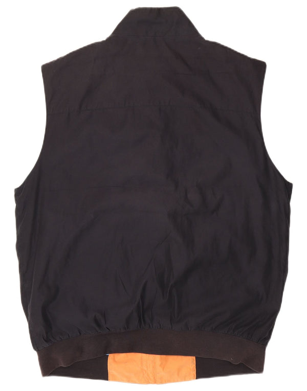 Paul & Shark Mens Yachting Utility Gilet UK 42 XL Navy Blue Polyester