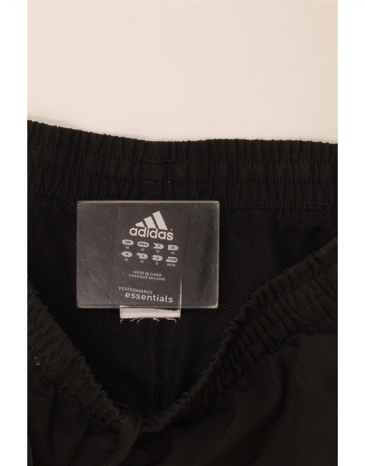 Ανδρικό αθλητικό σορτς Adidas από μεσαίο μαύρο πολυεστέρα