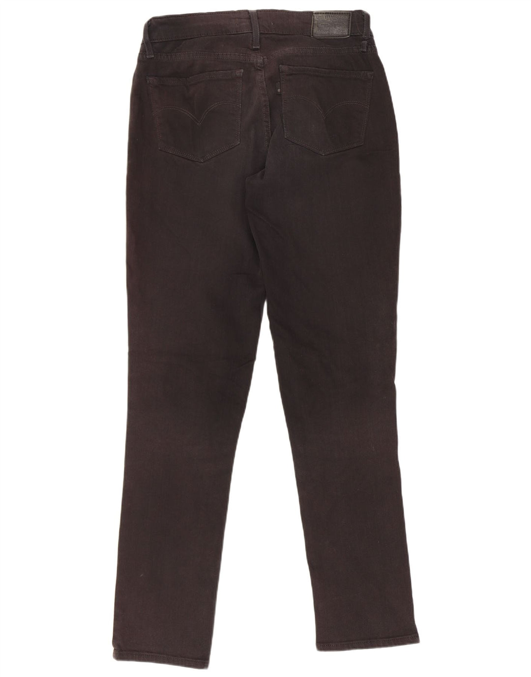 Levi's Womens 712 Slim Jeans W26 L30 Μαύρο Βαμβακερό