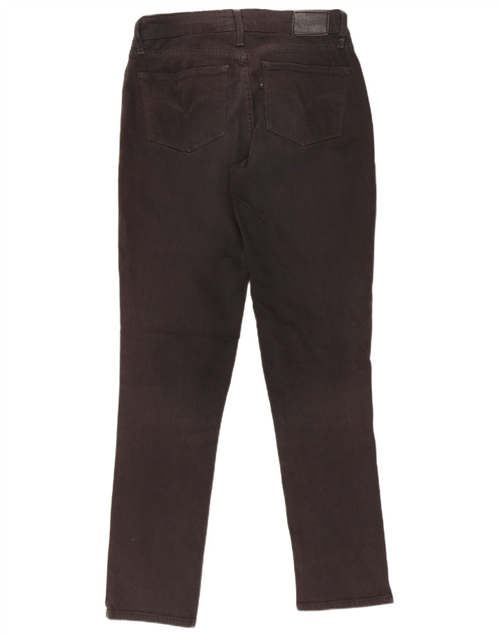 Levi's Womens 712 Slim Jeans W26 L30 Μαύρο Βαμβακερό