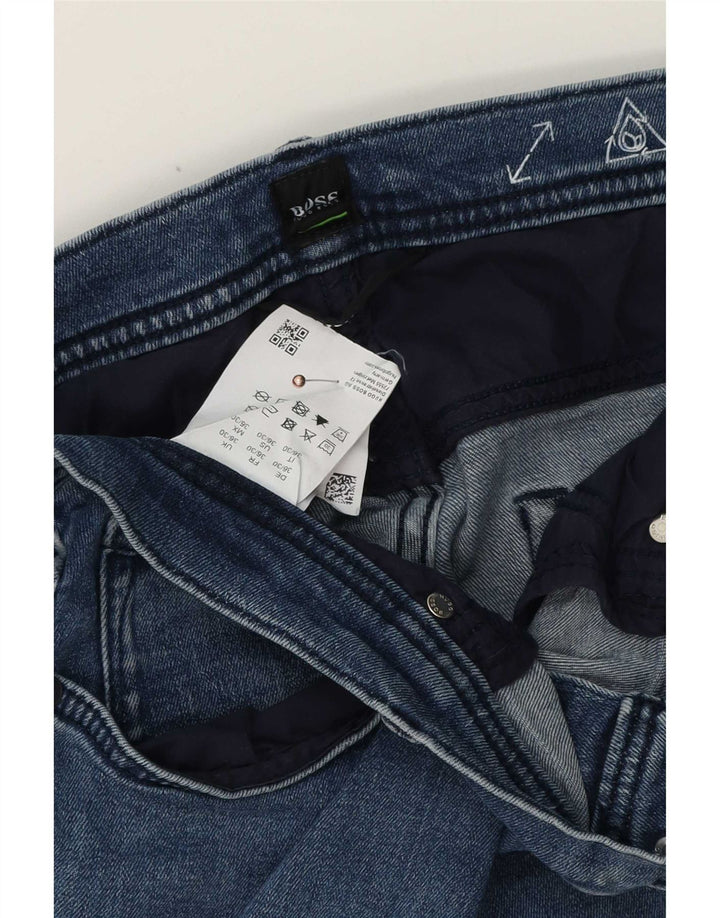 Ανδρικό τζιν Hugo Boss Slim W36 L30 Μπλε βαμβακερό