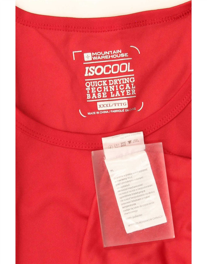 Mountain Warehouse Ανδρικό T-Shirt IsoCool Top 3XL Red Polyester