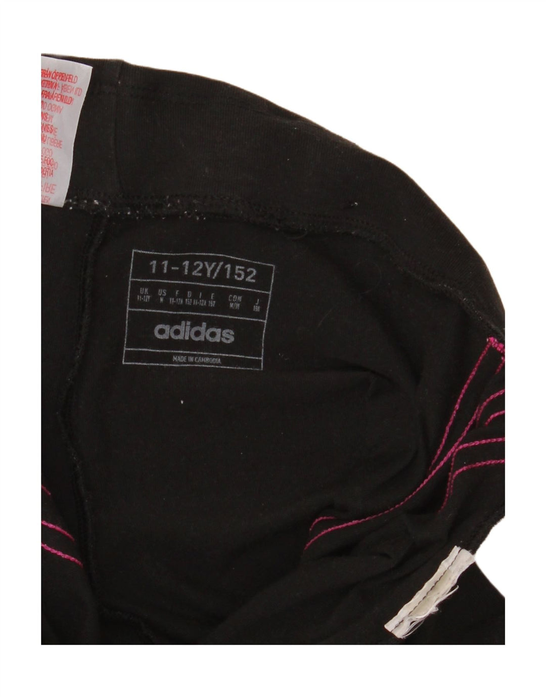 Κοριτσίστικα κολάν ADIDAS 11-12 ετών Μαύρο