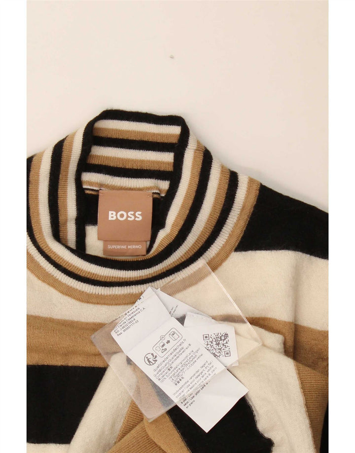 Hugo Boss γυναικείο πουλόβερ με λαιμό χελώνα UK 10 Small πολύχρωμο