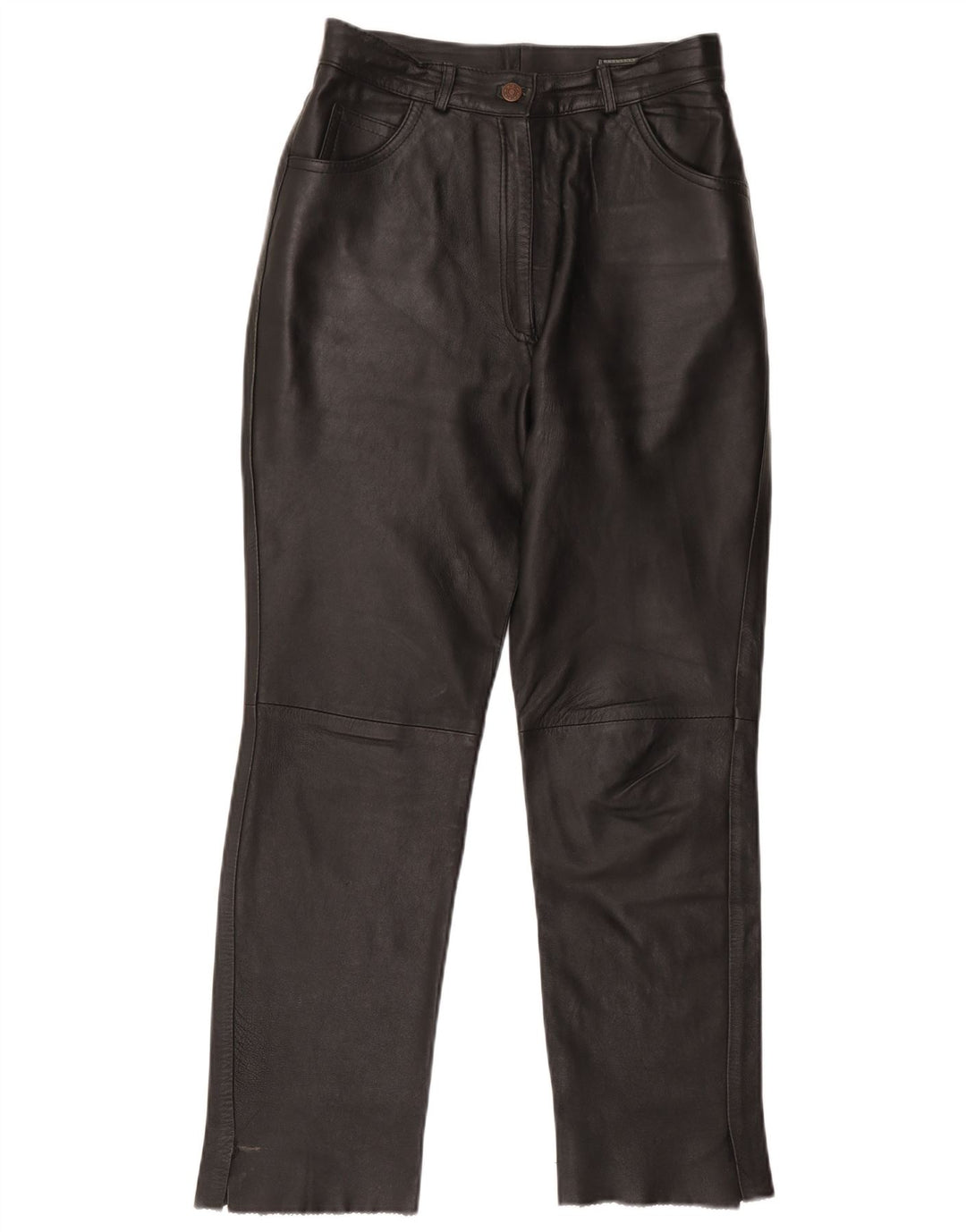 Lanvin Γυναικείο Δερμάτινο Παντελόνι IT 40 Small W28 L27 Μαύρο