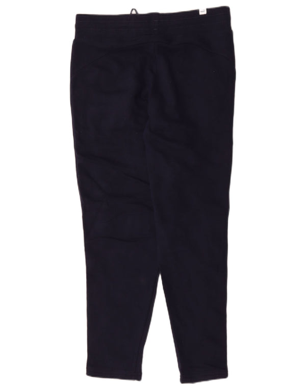 Puma γυναικεία φόρμα παντελόνι UK 10 Small W27 L28 Navy Blue Colorblock
