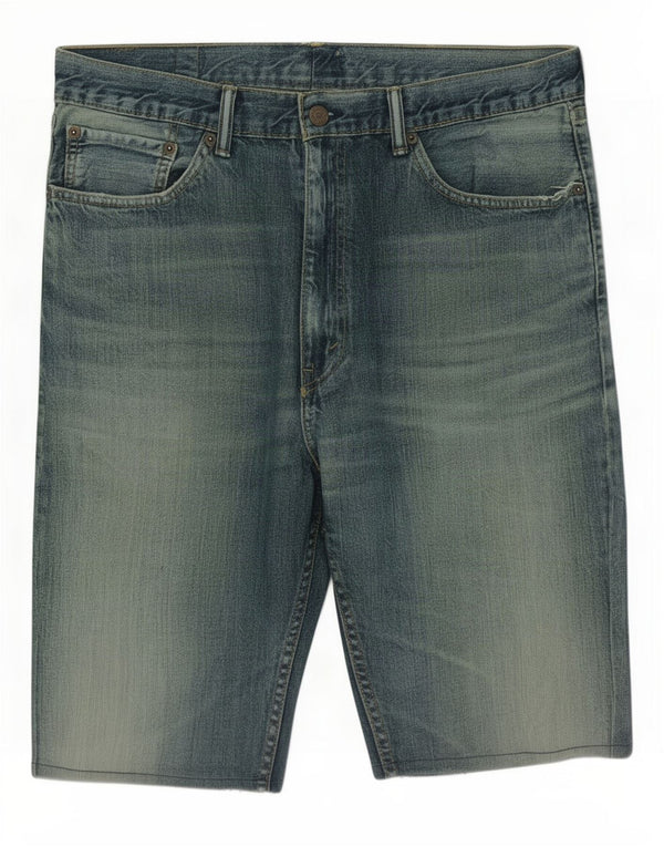 Levi's Mens 505 Denim Shorts Large W36 Blue Cotton