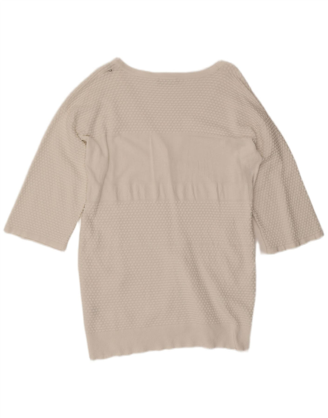 Diesel γυναικείο μανίκι 3/4 oversized πουλόβερ ζακέτα UK 10 Small White