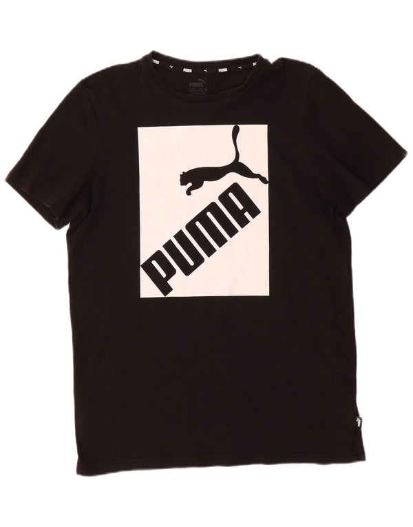 Γραφικό T-Shirt PUMA Boys Top 15-16 ετών Μαύρο