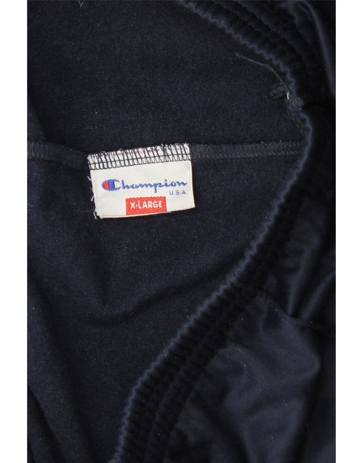 CHAMPION Ανδρικά γραφικά αθλητικά παντελόνια XL Navy Blue Colourblock