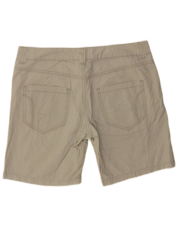 Γυναικείο Casual σορτς Benetton UK 10 Small W30 Χακί βαμβακερό