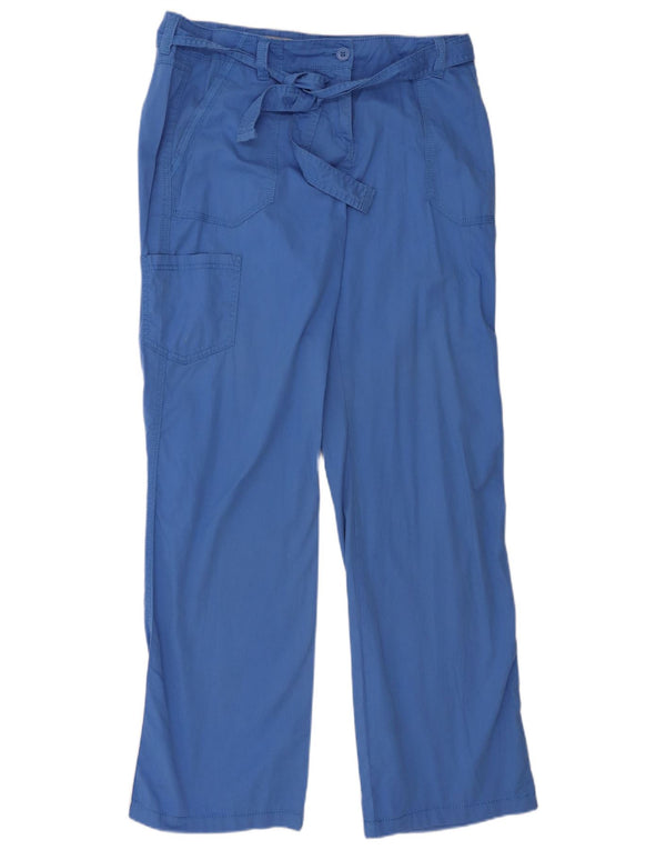 Marks & Spencer Γυναικείο ίσιο παντελόνι Cargo UK 14 Large W36 L33 Blue