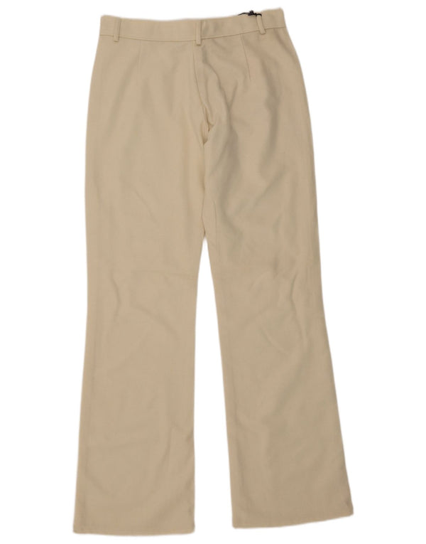 VINTAGE Ανδρικό Bootcut Casual Παντελόνι IT 46 Small W32 L33 Off White