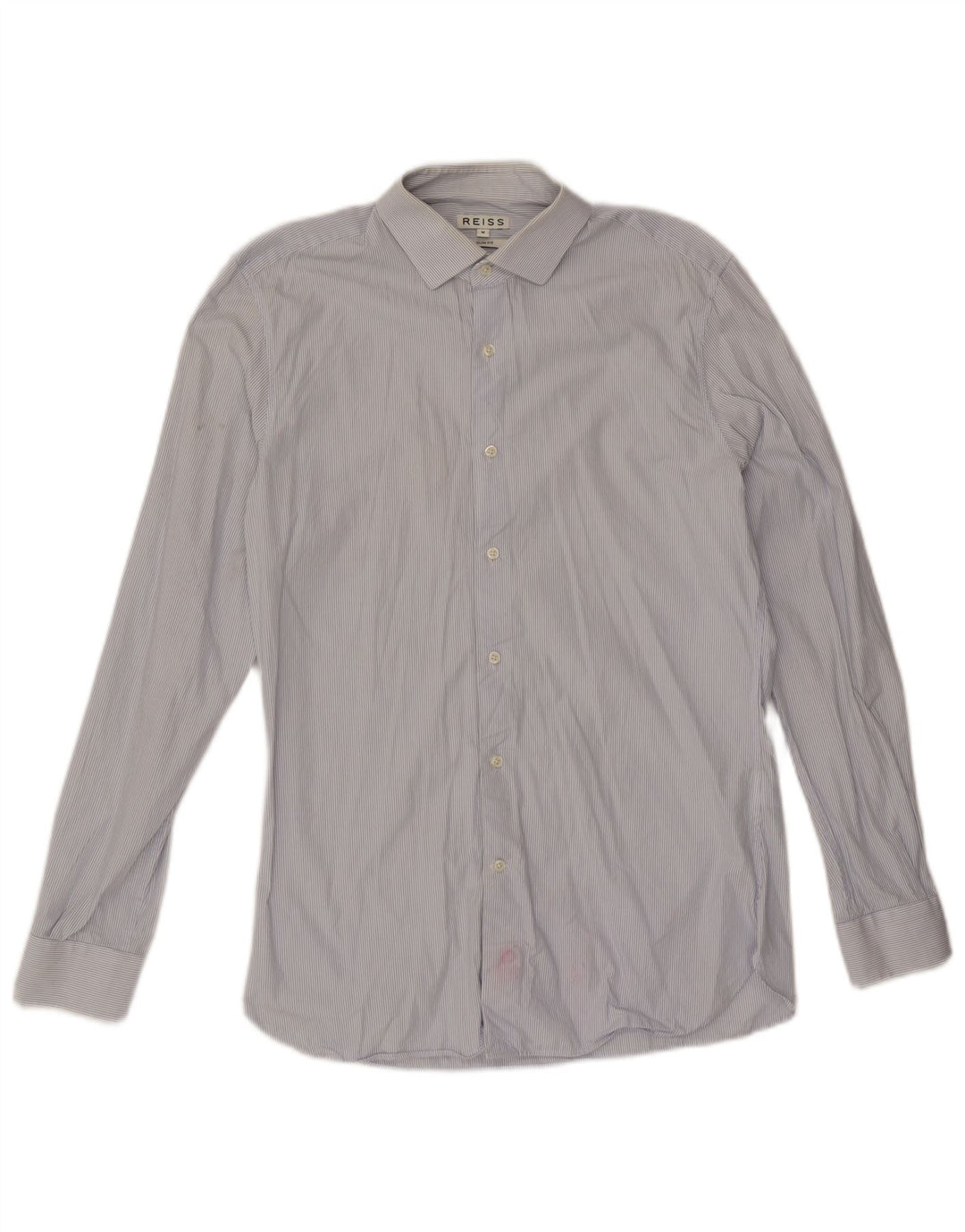 Ανδρικό πουκάμισο Reiss Slim Fit Βαμβακερό μεσαίο μπλε ριγέ