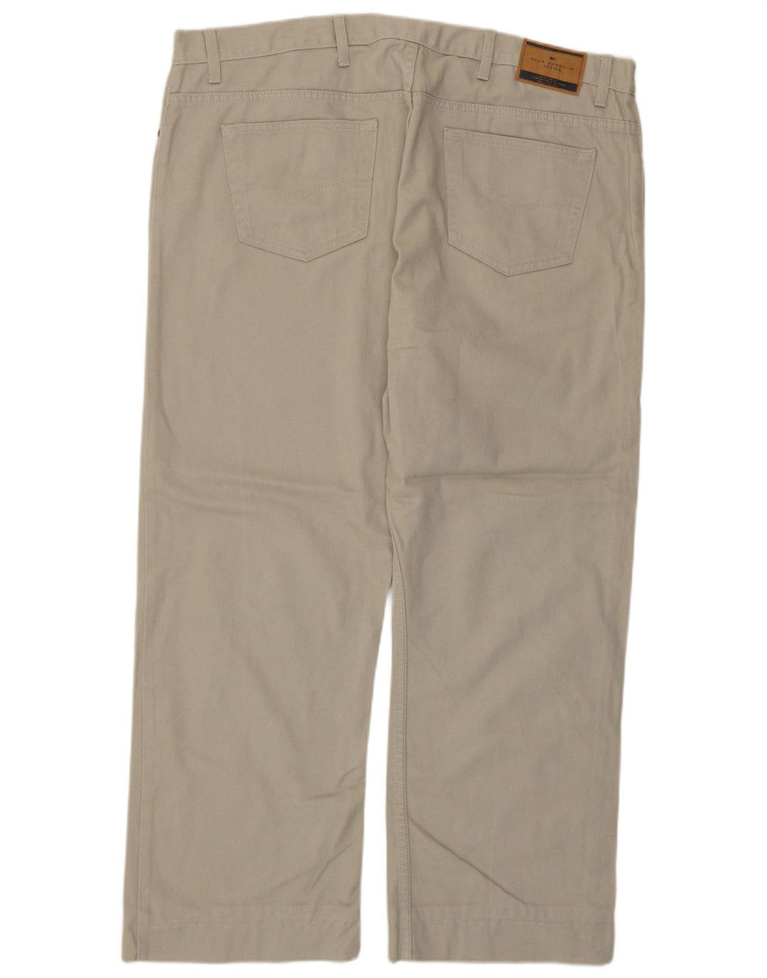 Marks & Spencer Ανδρικό Μπλε Harbour Casual Παντελόνι W42 L27 Γκρι βαμβακερό