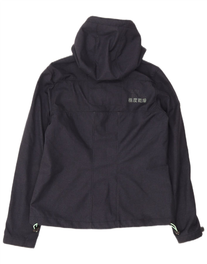 Ανδρικό μπουφάν Windtrekker με κουκούλα Superdry UK 38 Medium Navy Blue
