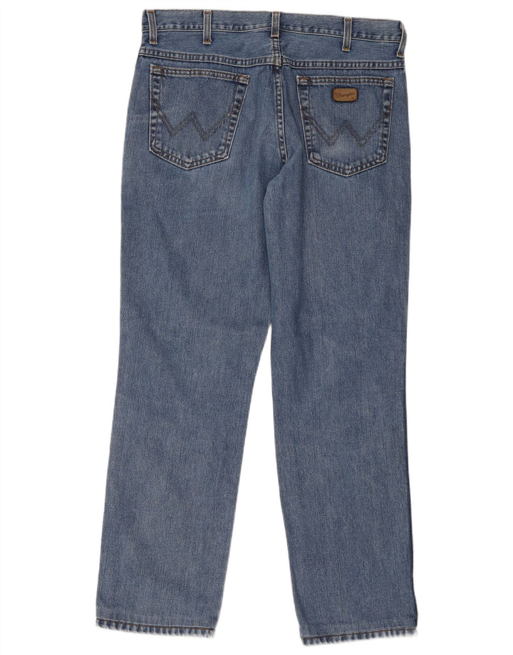Ανδρικό τζιν Wrangler ίσιο W36 L34 Μπλε βαμβακερό