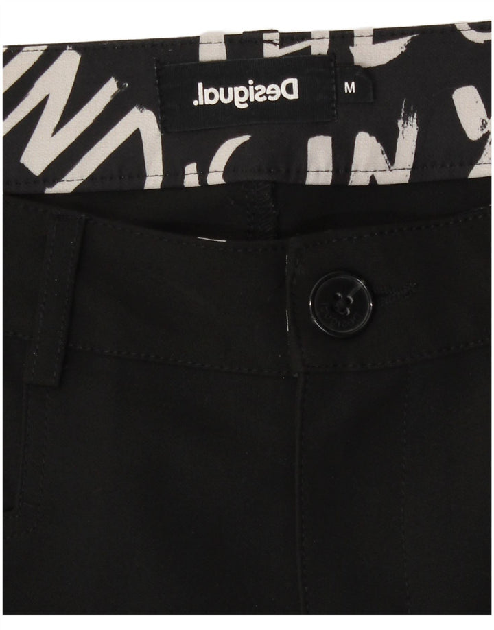 Desigual Γυναικείο Slim Casual Παντελόνι Μεσαίο W28 L28 Μαύρο
