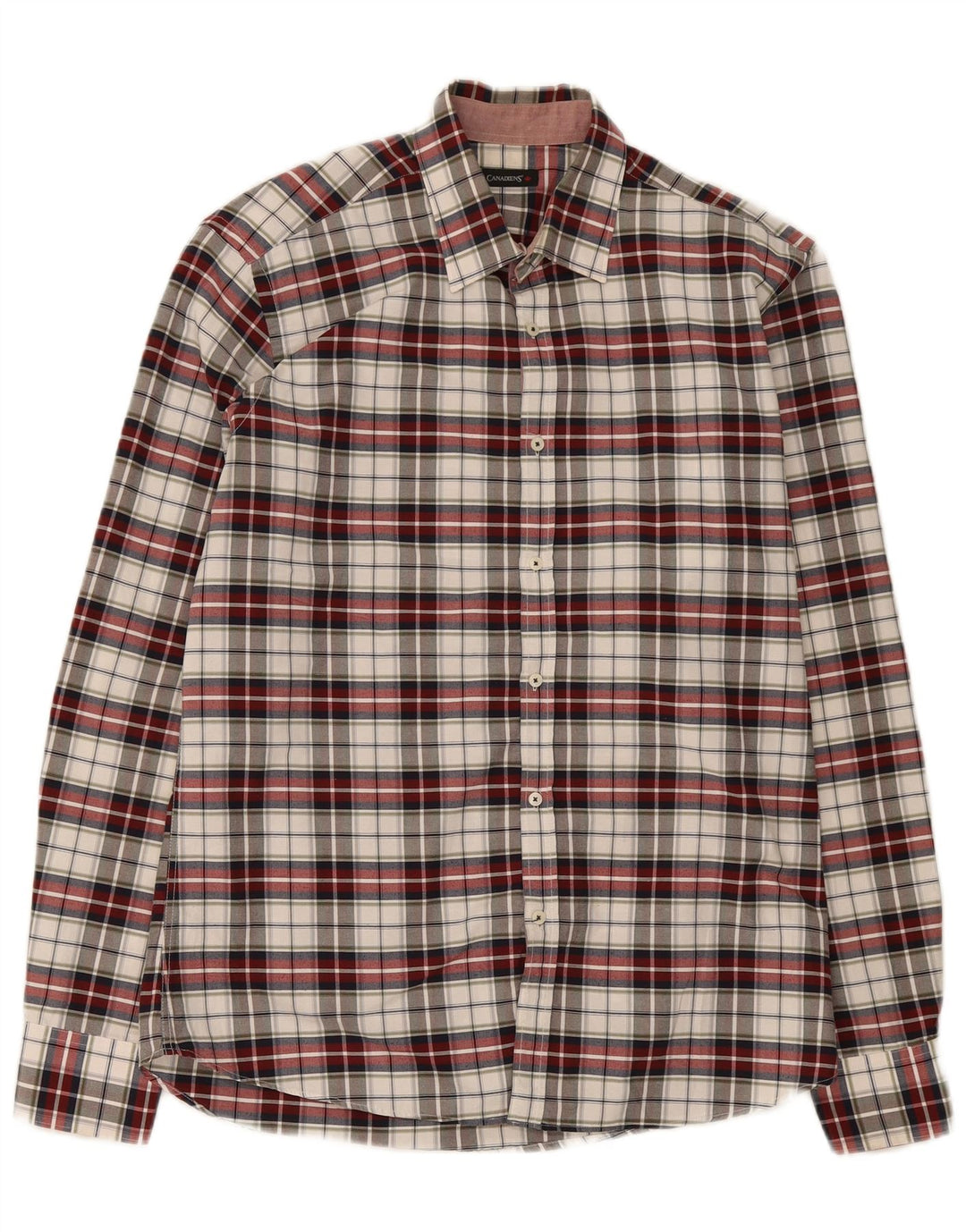 Ανδρικό πουκάμισο Canadiens Flannel Μεγάλο κόκκινο βαμβακερό
