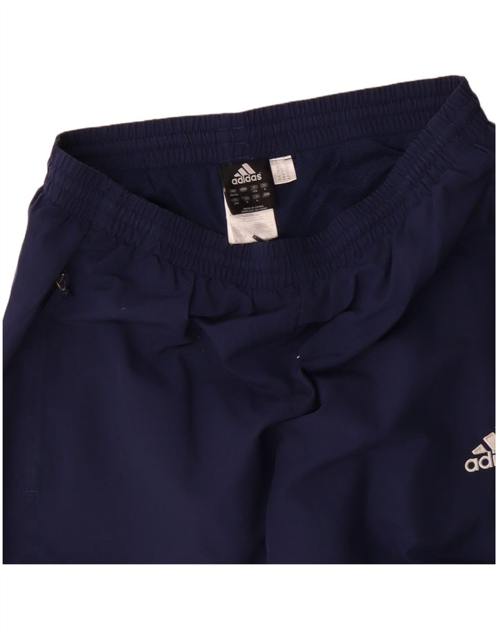 Ανδρική φόρμα ADIDAS Παντελόνι UK 38/40 Medium Navy Blue Polyester