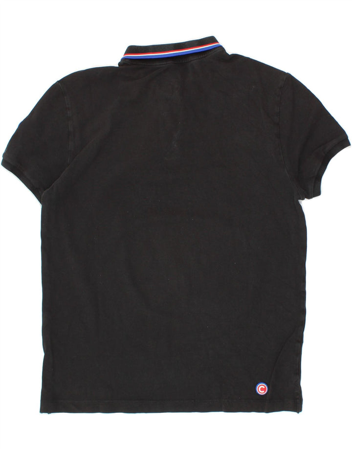 COLMAR Boys Polo Shirt 15-16 Years Large Black Vintage Colmar and Second-Hand Colmar from Messina Hembry 