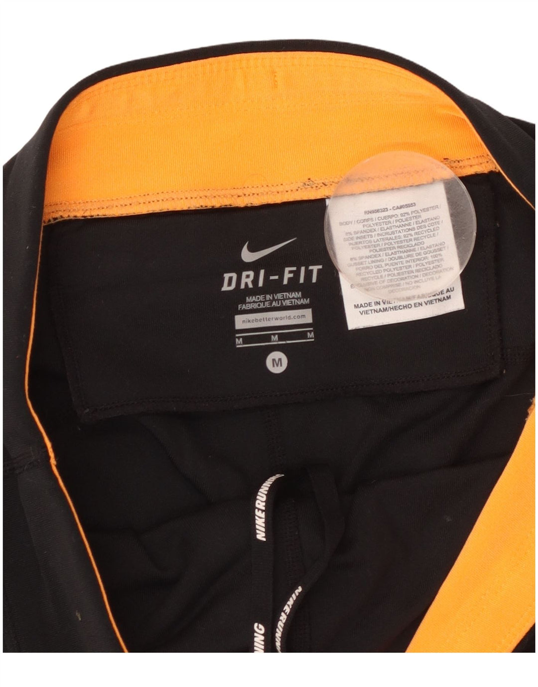 Γυναικεία κολάν NIKE Dri Fit Capri UK 14 Medium Black Colourblock