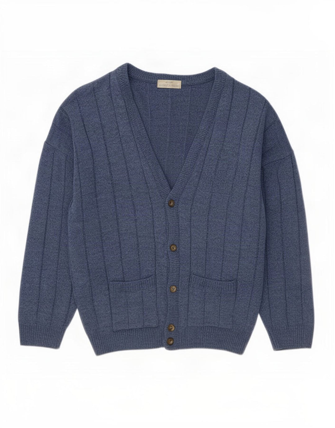 Marks & Spencer Ανδρικό πουλόβερ St. Michael Cardigan XL Navy Blue Acrylic