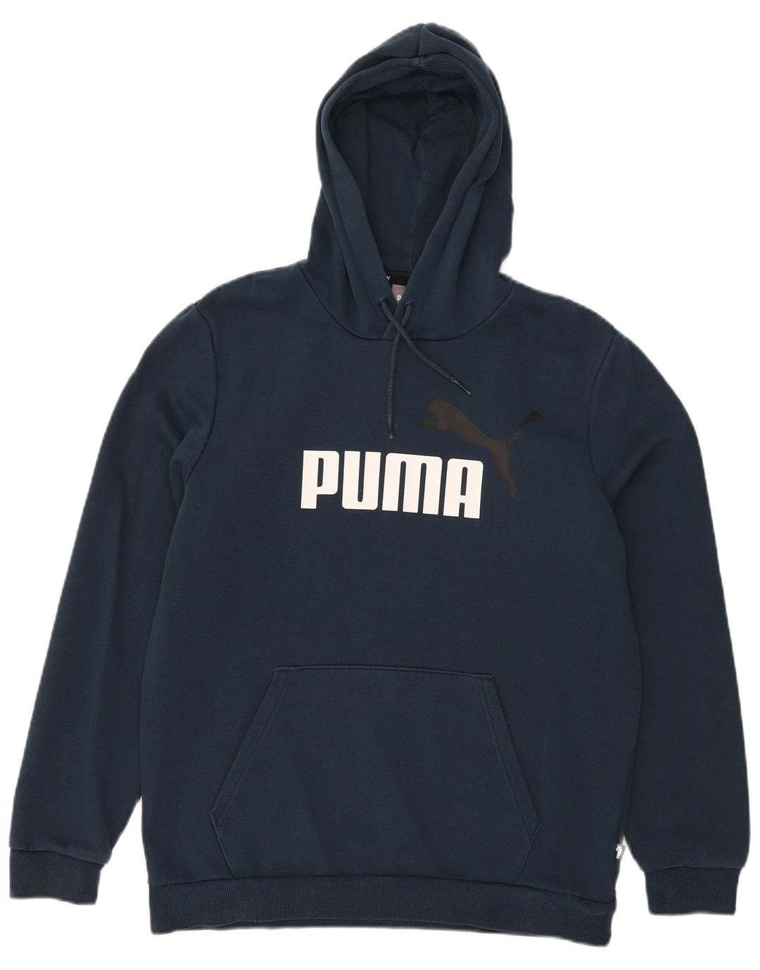 Ανδρικό γραφικό κουκούλα Puma, μεσαίο μπλε