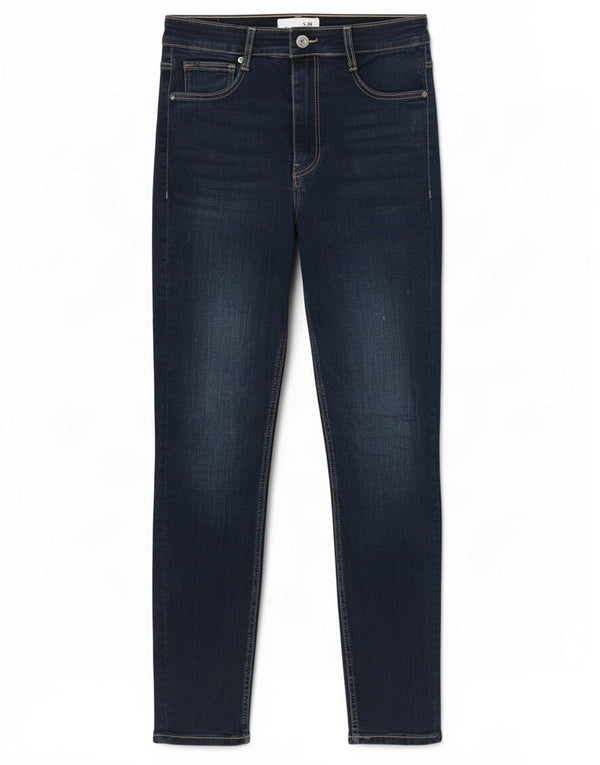 Zara Γυναικεία Skinny Jeans EU 38 Small W28 L28 Navy Blue Cotton